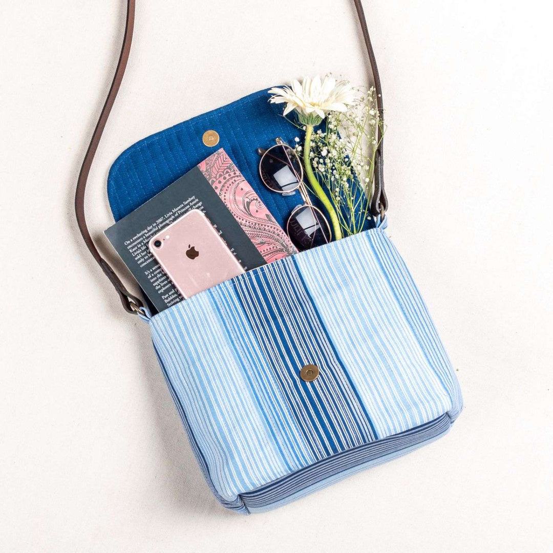 Hand Embroidered Sustainable Bina Sling Bag