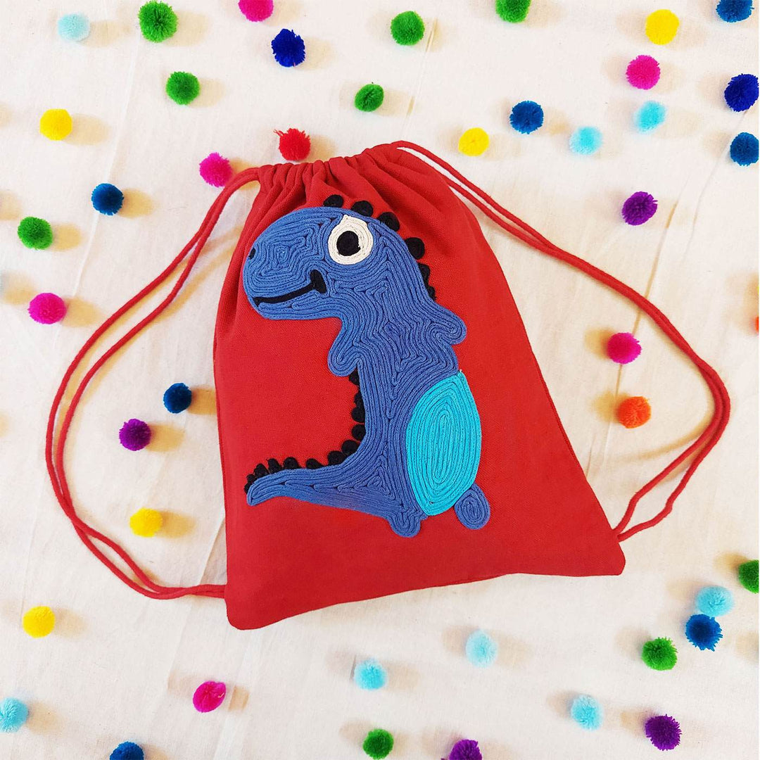 Embroidered Kid's Animal Theme Backpack for School & Trips