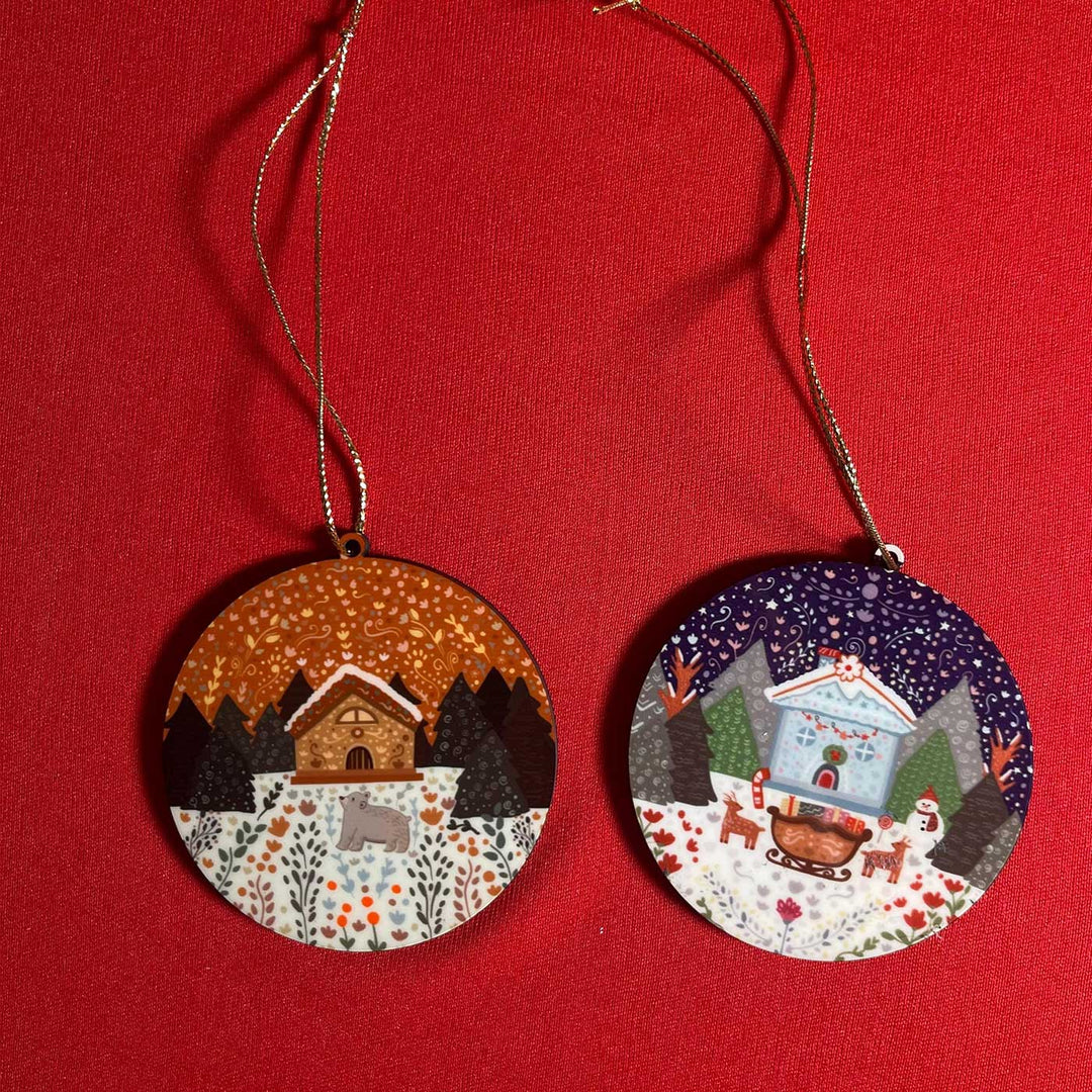 Handmade Winter Wonderland Christmas Hamper | Includes Diary, Mug, Hot Chocolate, Snowman, Hanging Sock, Hangings And Box