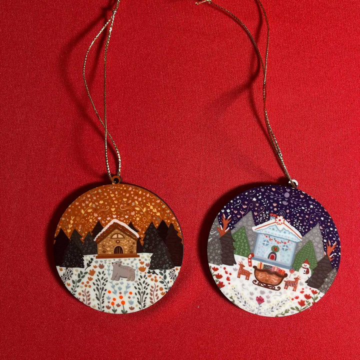 Handmade Winter Wonderland Christmas Hamper | Includes Diary, Mug, Hot Chocolate, Snowman, Hanging Sock, Hangings And Box