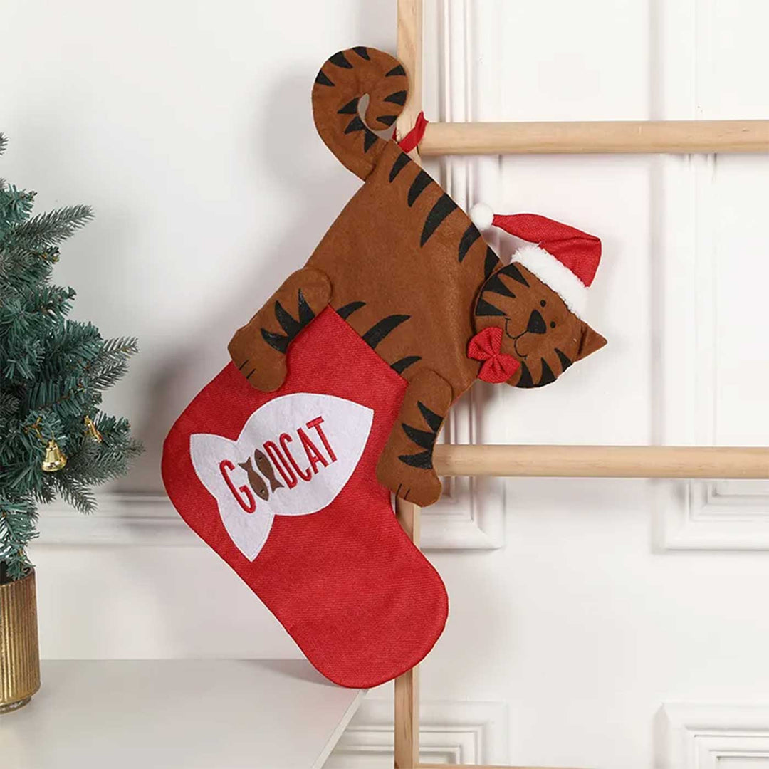 Personalized Pet Felt & Velvet Stockings For Christmas Decoration