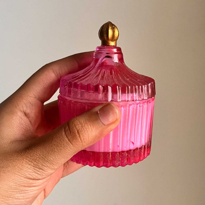 Handmade Crystal Jar Wax Candle