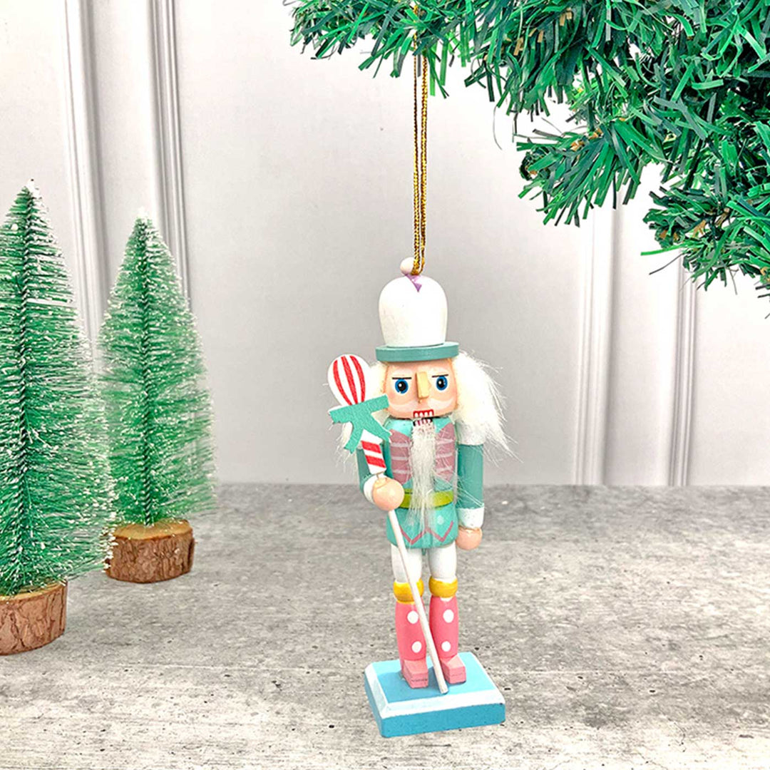 Candy Themed Nutcrackers Wooden Decor For Christmas Table Decoration | Set Of 4