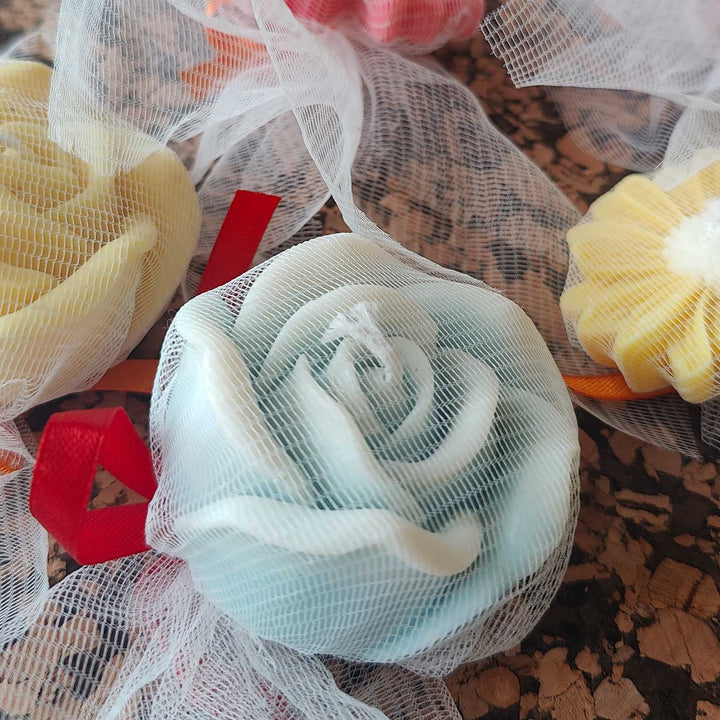 Handmade Rose Theme Soy Wax Candle