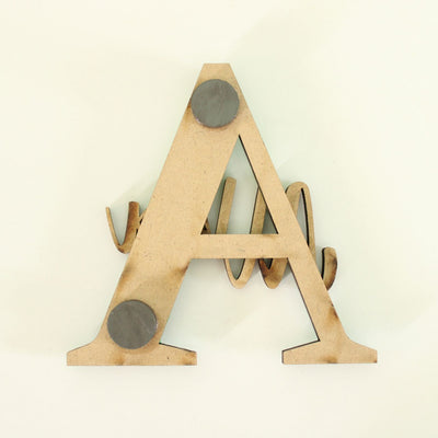 Handcrafted Personalized Name Initial Fridge Magnet
