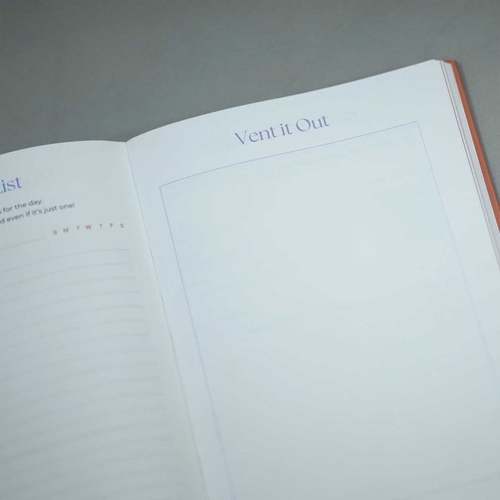 Undated Realign, Relax & Radiate Wellness Journal With Habit Tracker | 190 Pages