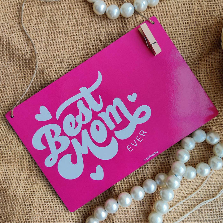 Photo Personalized "Best Mom" Hamper For Mothers| Set of 8