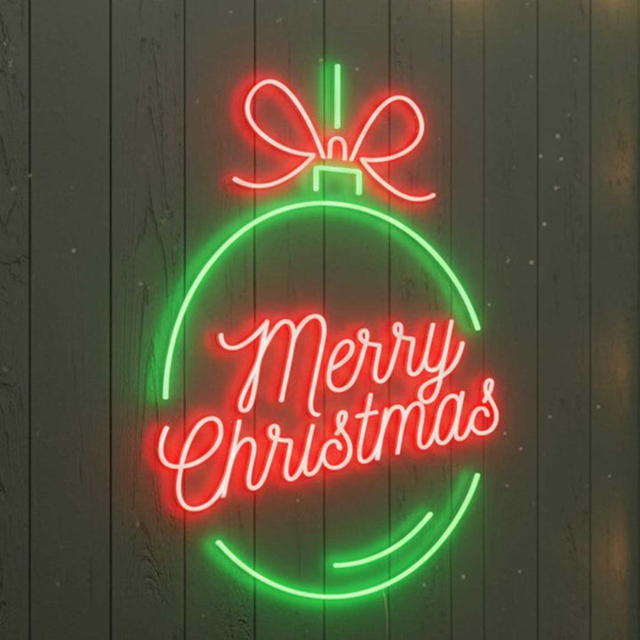 Personalized Handmade "Merry Christmas" Neon Light Sign Board For Holiday Decor