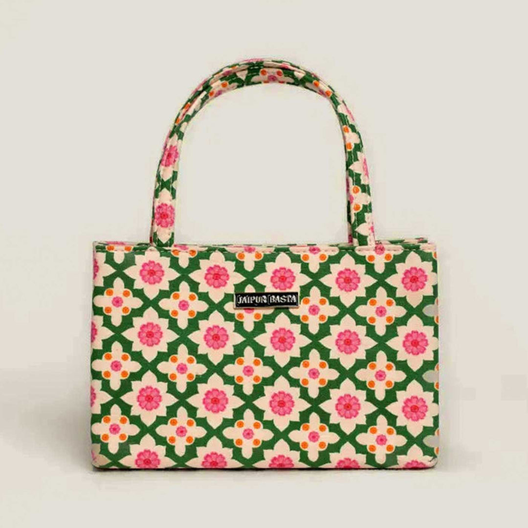 Bageechi Hand Block Printed Selena Mini Bag