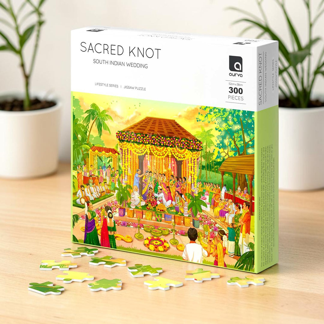 Sacred Knot | South Indian Wedding Lifestyle Puzzle | 300 Pieces