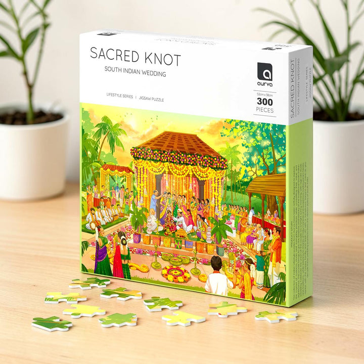 Sacred Knot | South Indian Wedding Lifestyle Puzzle | 300 Pieces