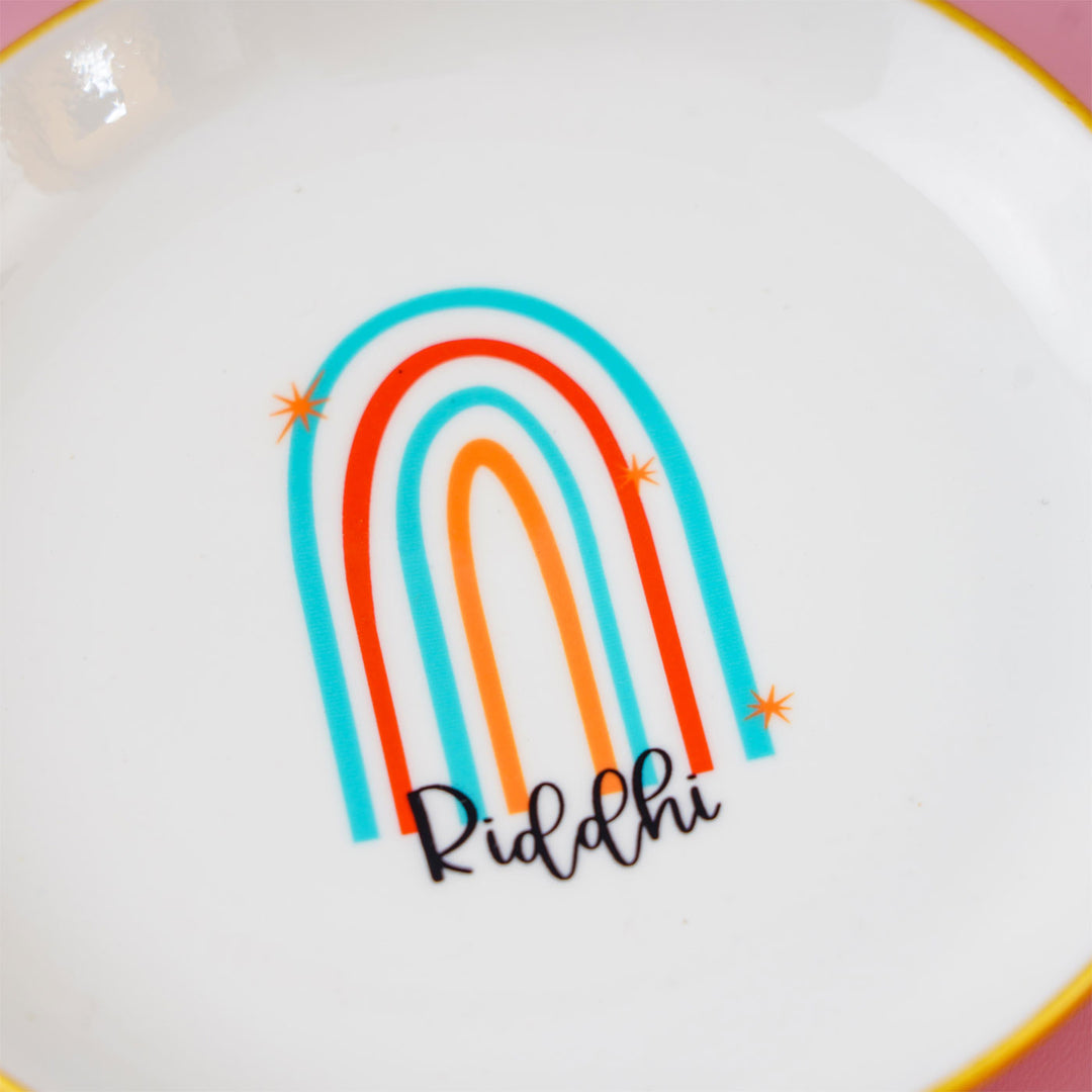 Personalized Printed Trinket Dish