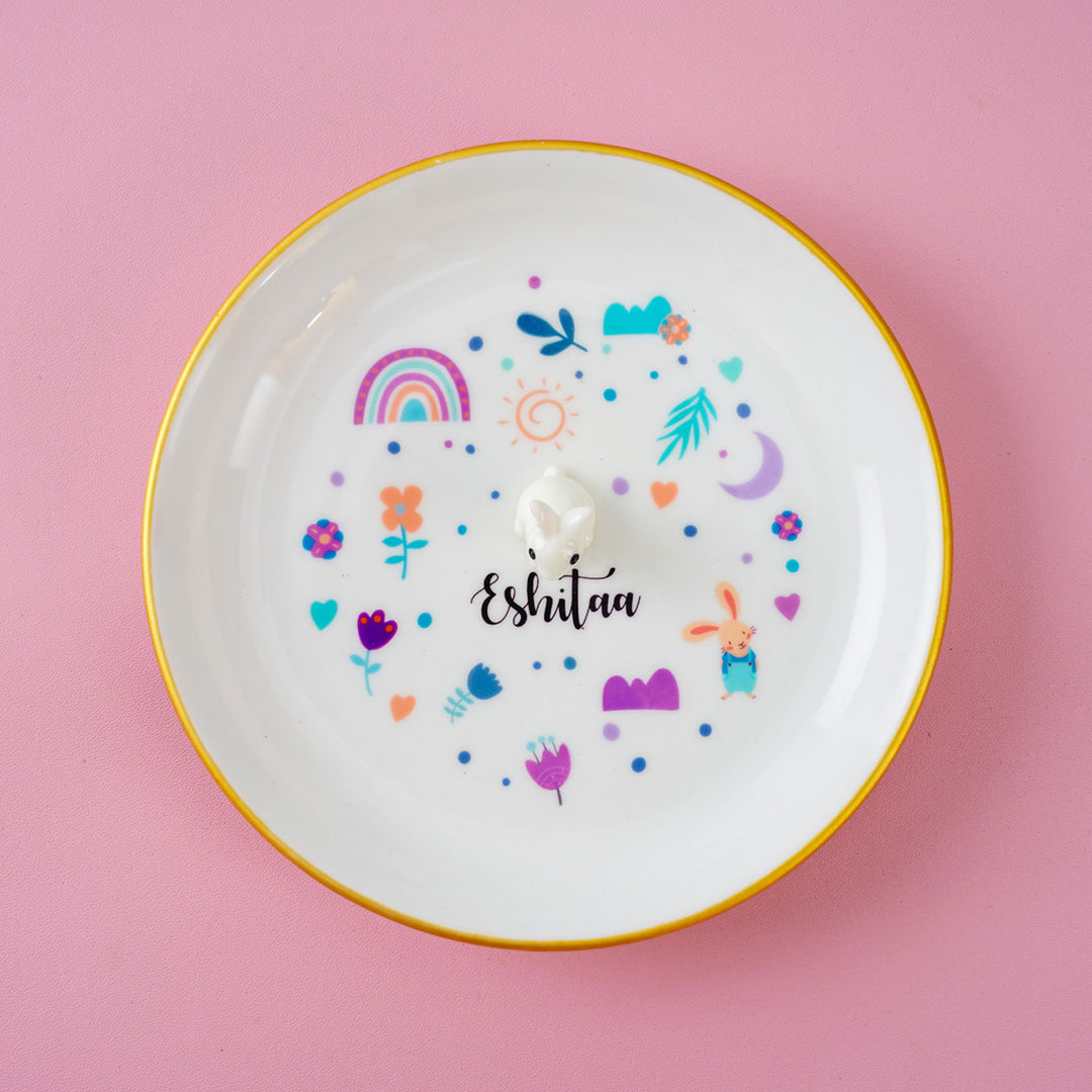 Personalized Printed Trinket Dish