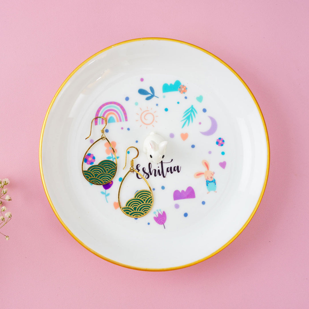 Personalized Printed Trinket Dish