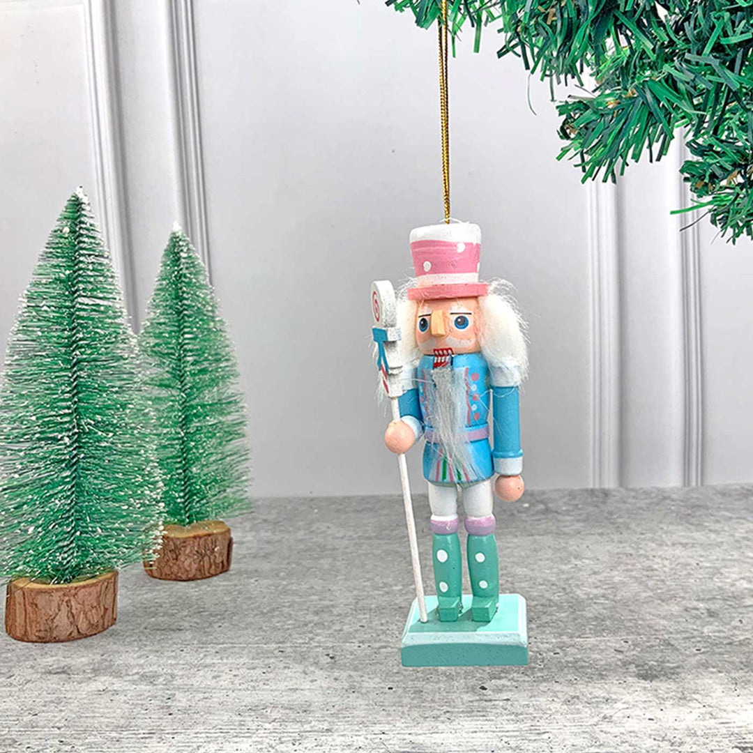 Candy Themed Nutcrackers Wooden Decor For Christmas Table Decoration | Set Of 4