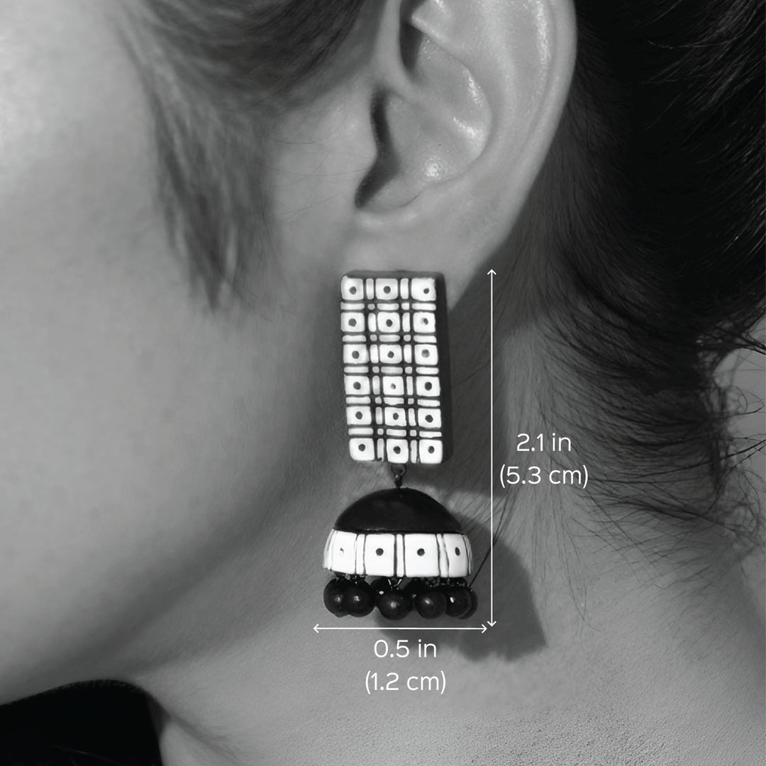 Handmade Jhatak Terracotta Earrings