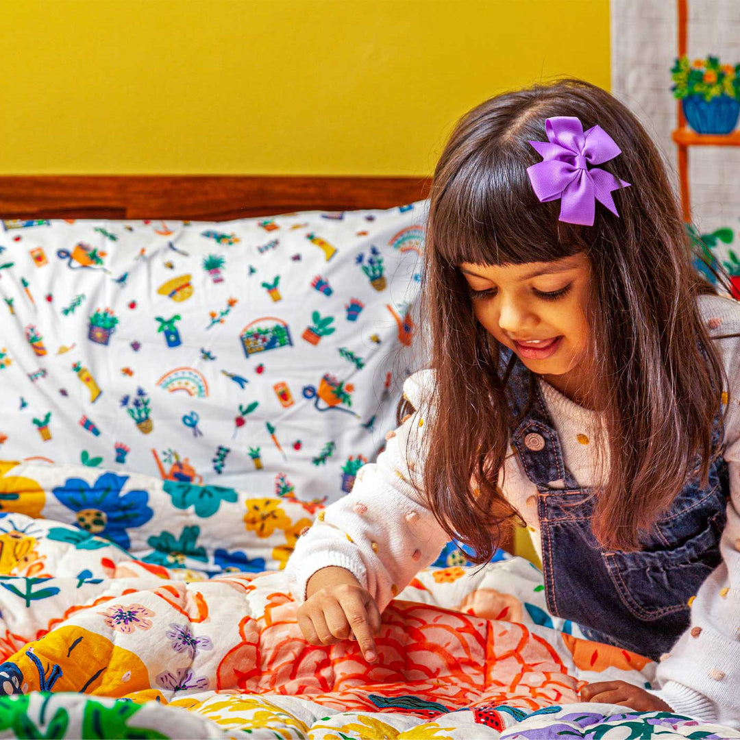 Personalized All The Wild Things Theme Cotton Quilt For Kids