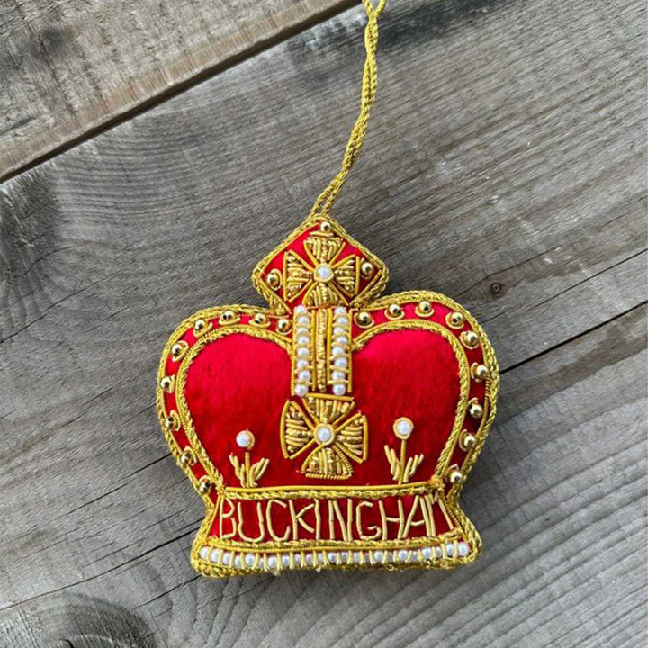 Buckingham Crown Sequin Premium Zardozi Ornament