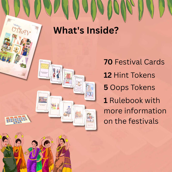 Utsav | Indian Festivals Card Game For Children | Strategy & Team Play | 10+ Years