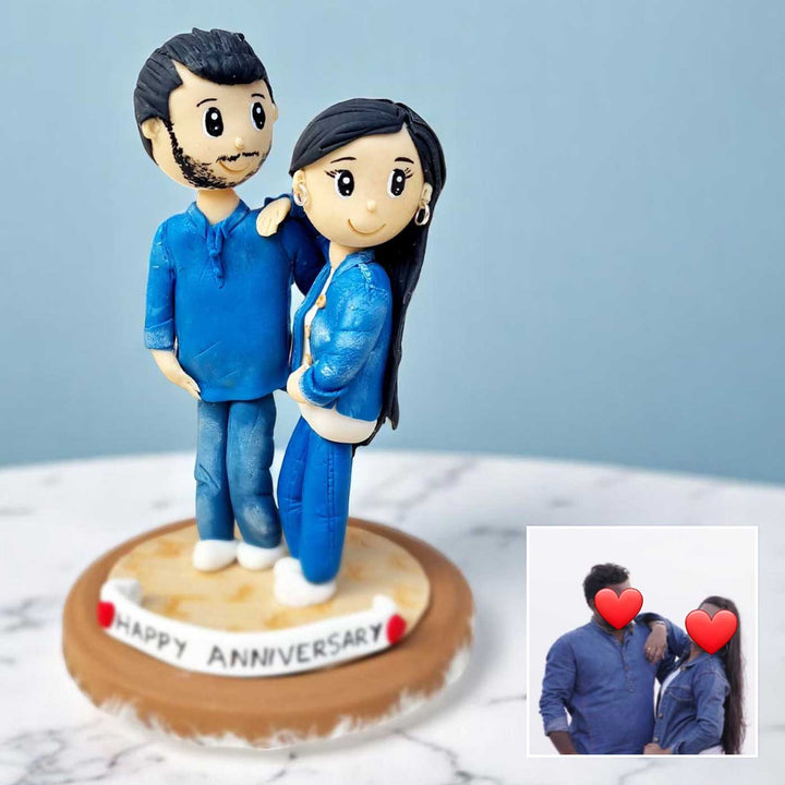 Photo Personalized Miniature Clay Dolls