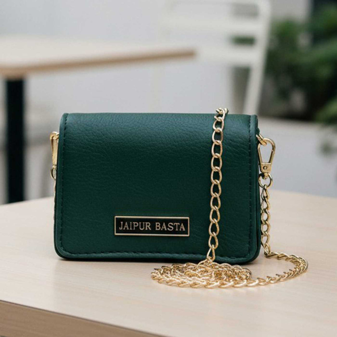 Forest Vegan Leather Jugni Sling Bag