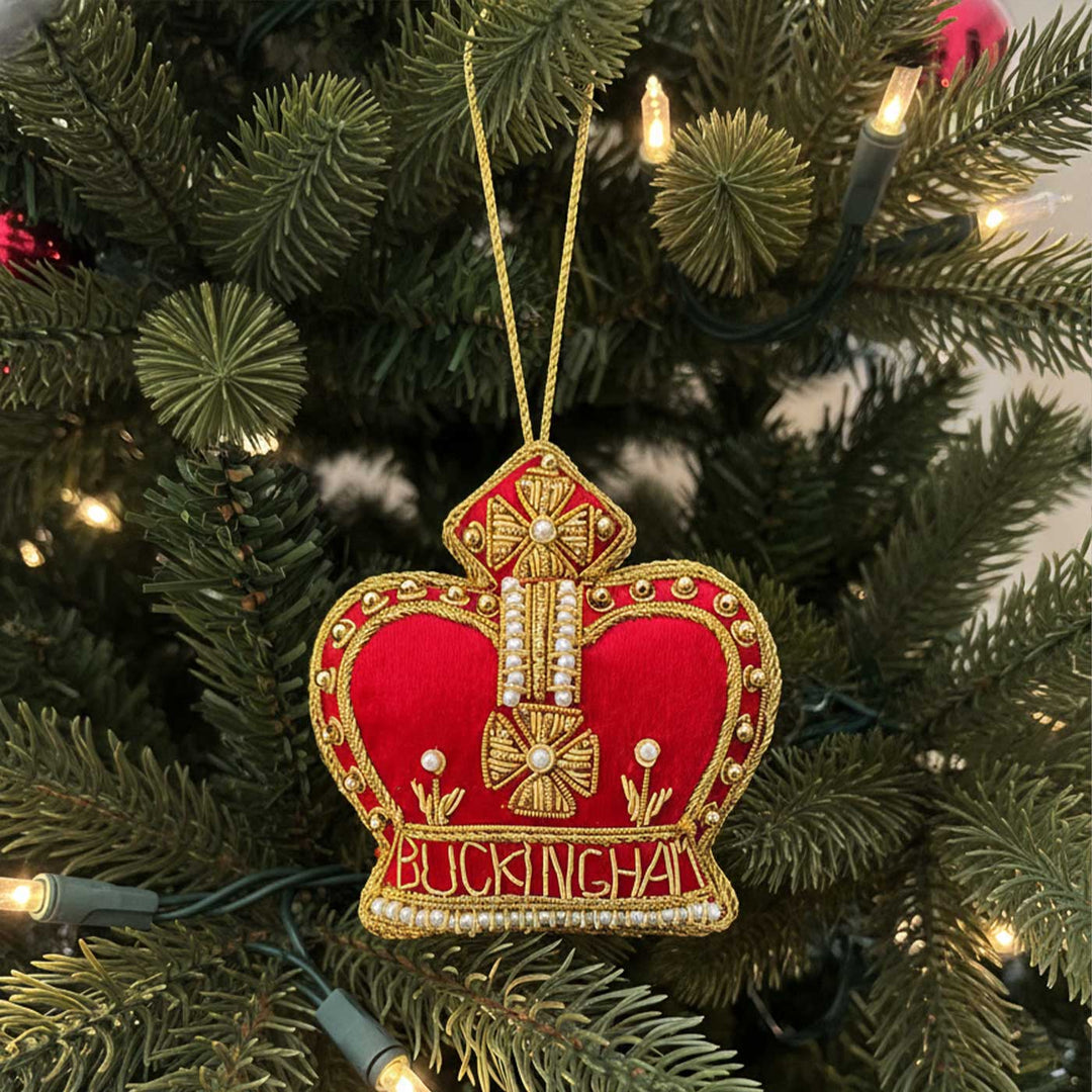 Buckingham Crown Sequin Premium Zardozi Ornament