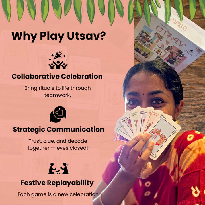Utsav | Indian Festivals Card Game For Children | Strategy & Team Play | 10+ Years