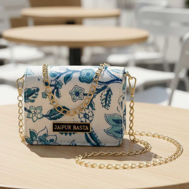 Badal Hand Block Printed Jugni Sling Bag