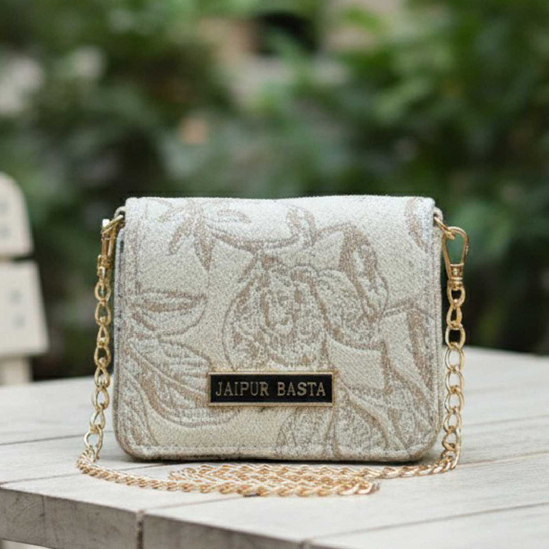 Mishri Jacquard Jugni Sling Bag