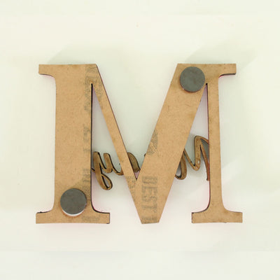 Handcrafted Personalized Name Initial Fridge Magnet