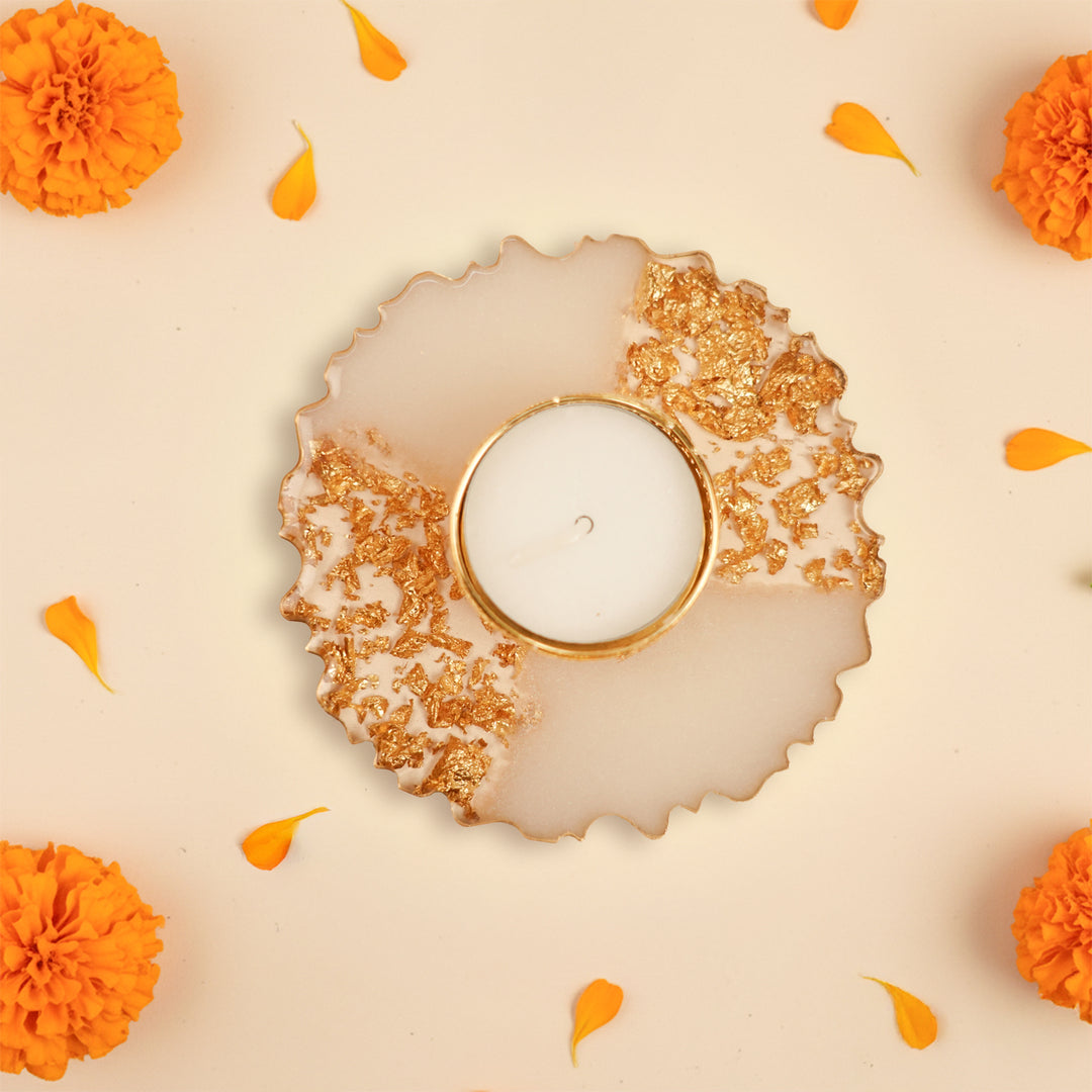 Handmade Decorative Resin Tealight Holder