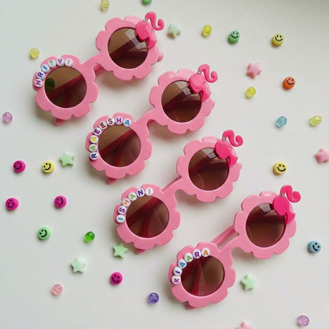 Personalized Handmade Barbie Theme Name Sunglass