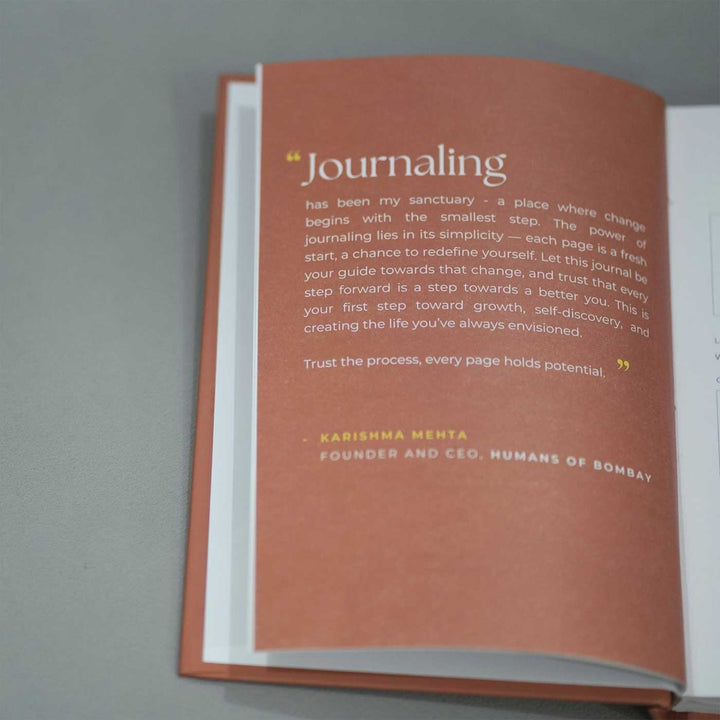 Undated Realign, Relax & Radiate Wellness Journal With Habit Tracker | 190 Pages