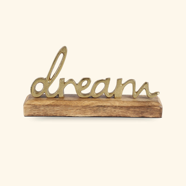 Handmade Gold 'Dream' Free Standing Showpiece