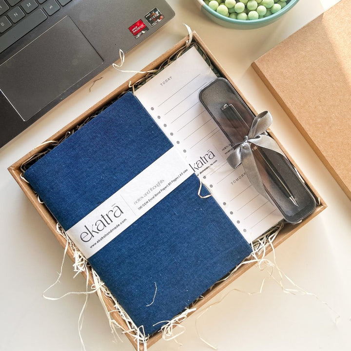Sustainable Handmade Productivity Stationary Hamper - Zwende