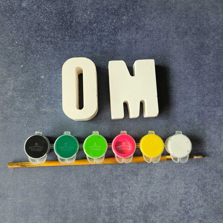 Personalized Ready to Paint Clay DIY Kit For Kids