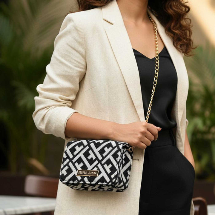 Gathjod Jacquard Jugni Sling Bag