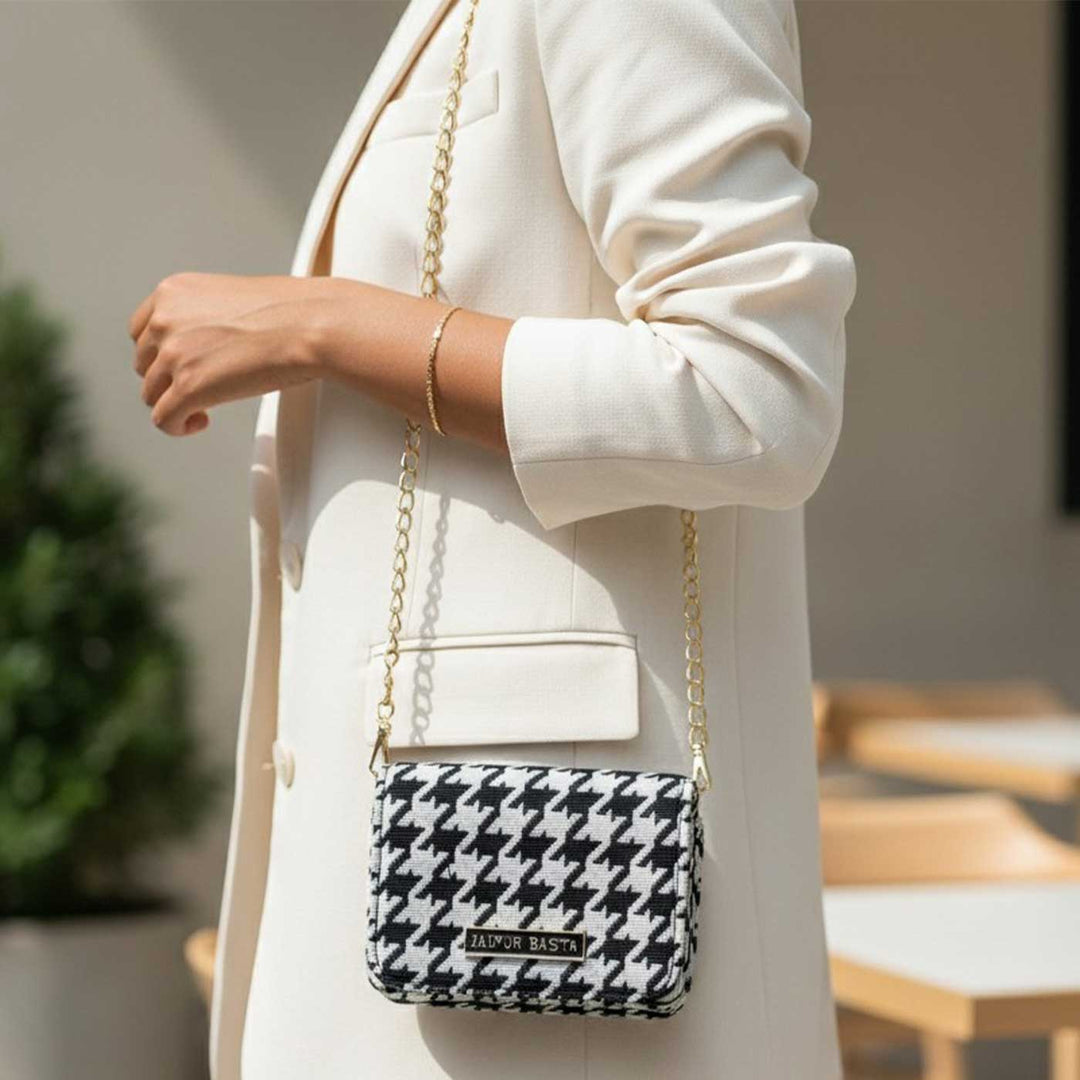 Saaz Jacquard Jugni Sling Bag