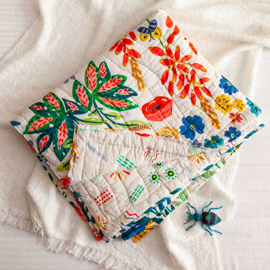 Personalized All The Wild Things Theme Cotton Quilt For Kids