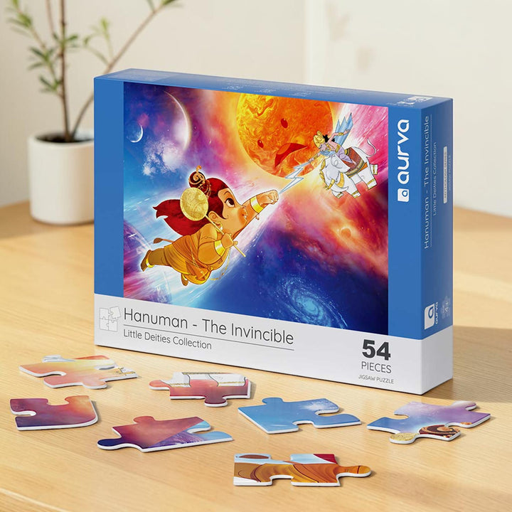 Hanuman | The Invincible Mythology Puzzle | 54 Pieces