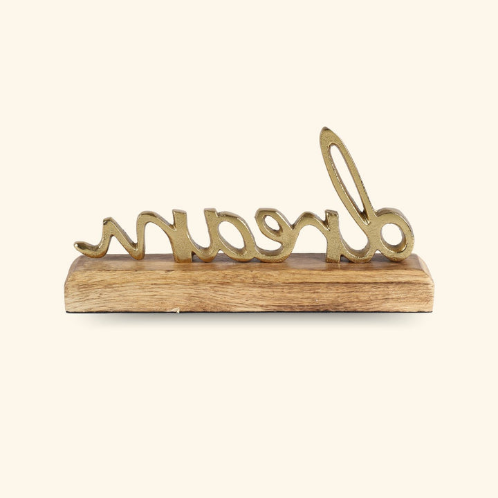 Handmade Gold 'Dream' Free Standing Showpiece