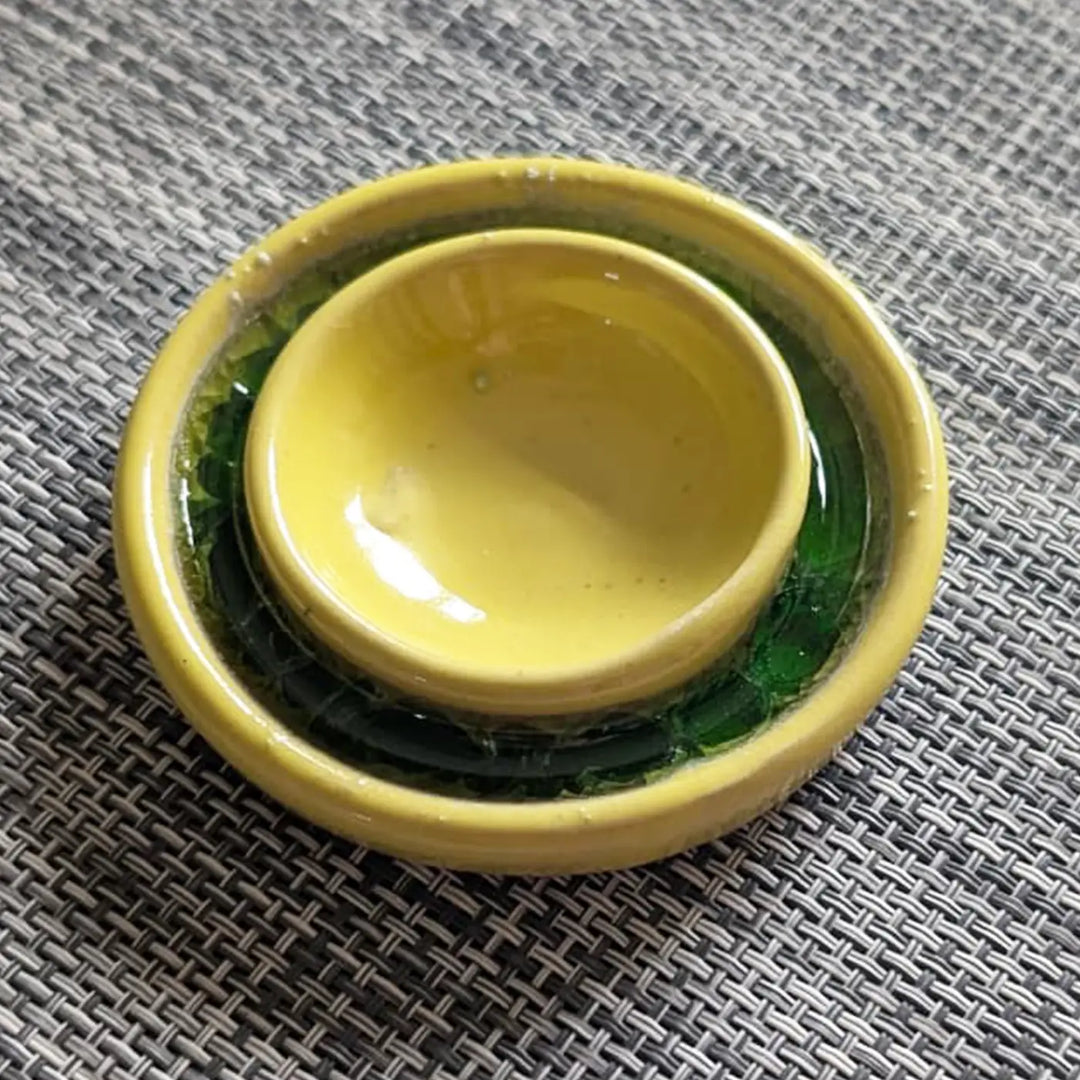 Hand-Painted Decorative Round Ceramic Tealight Holders