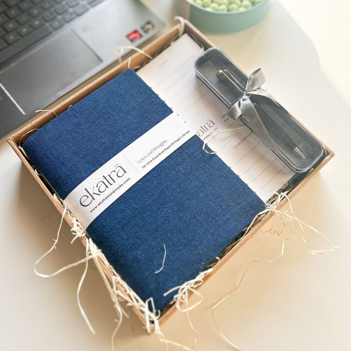 Sustainable Handmade Productivity Stationary Hamper - Zwende