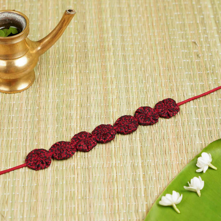 Handmade Pushpa Saramale Khunn Fabric Cotton Necklace