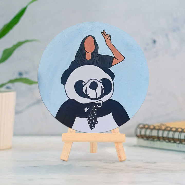 Photo Personalized Hand-Painted MDF Wood Portrait