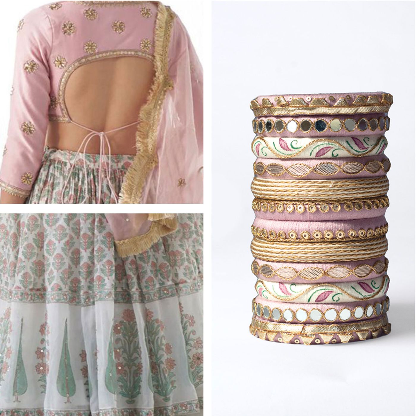 Buy Customised Handcrafted Bangles To Match Your Outfit Online On Zwende