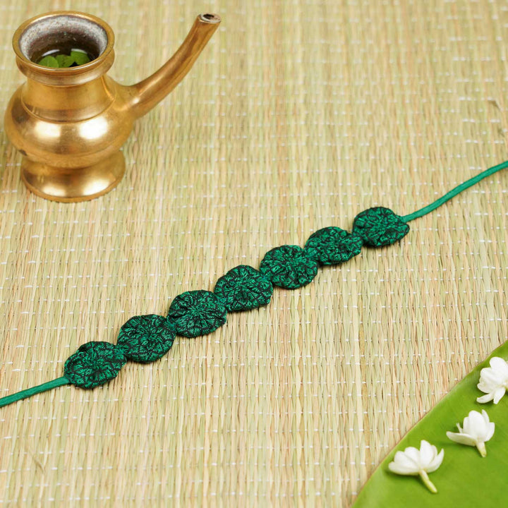 Handmade Pushpa Saramale Khunn Fabric Cotton Necklace