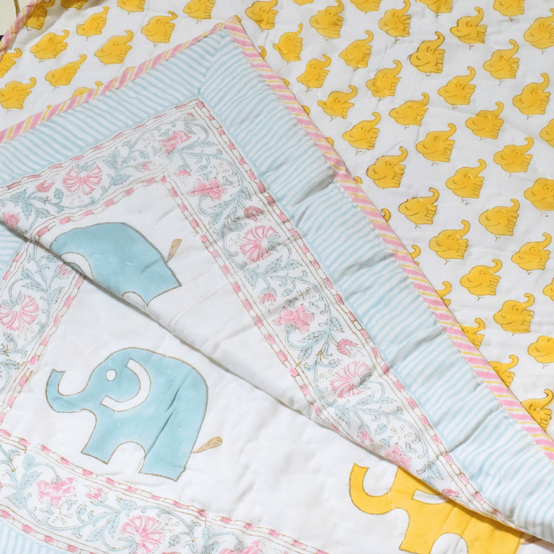 Tiny Trunks Block Printed Nursery | Set of 4