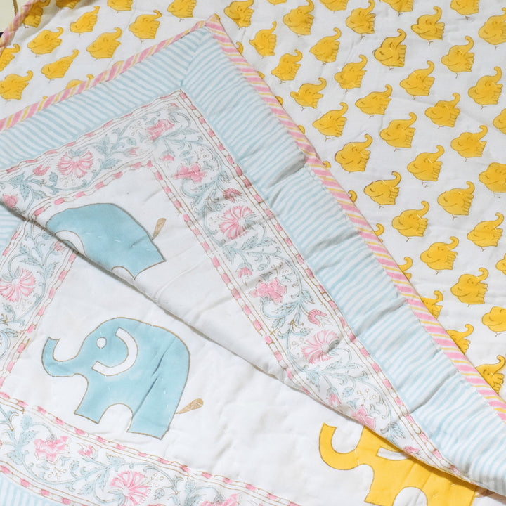 Tiny Trunks Block Printed Nursery | Set of 4