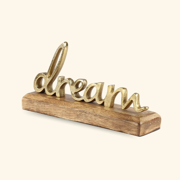 Handmade Gold 'Dream' Free Standing Showpiece